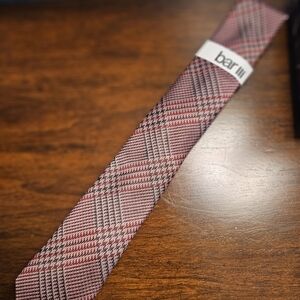Bar III Red and Black Patterned Tie